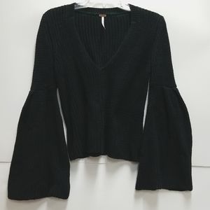 Free People Damsel Sweater Black